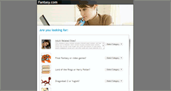Desktop Screenshot of fantasy.com